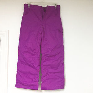 Columbia Girls Youth Snow Ski Pants XL Pink